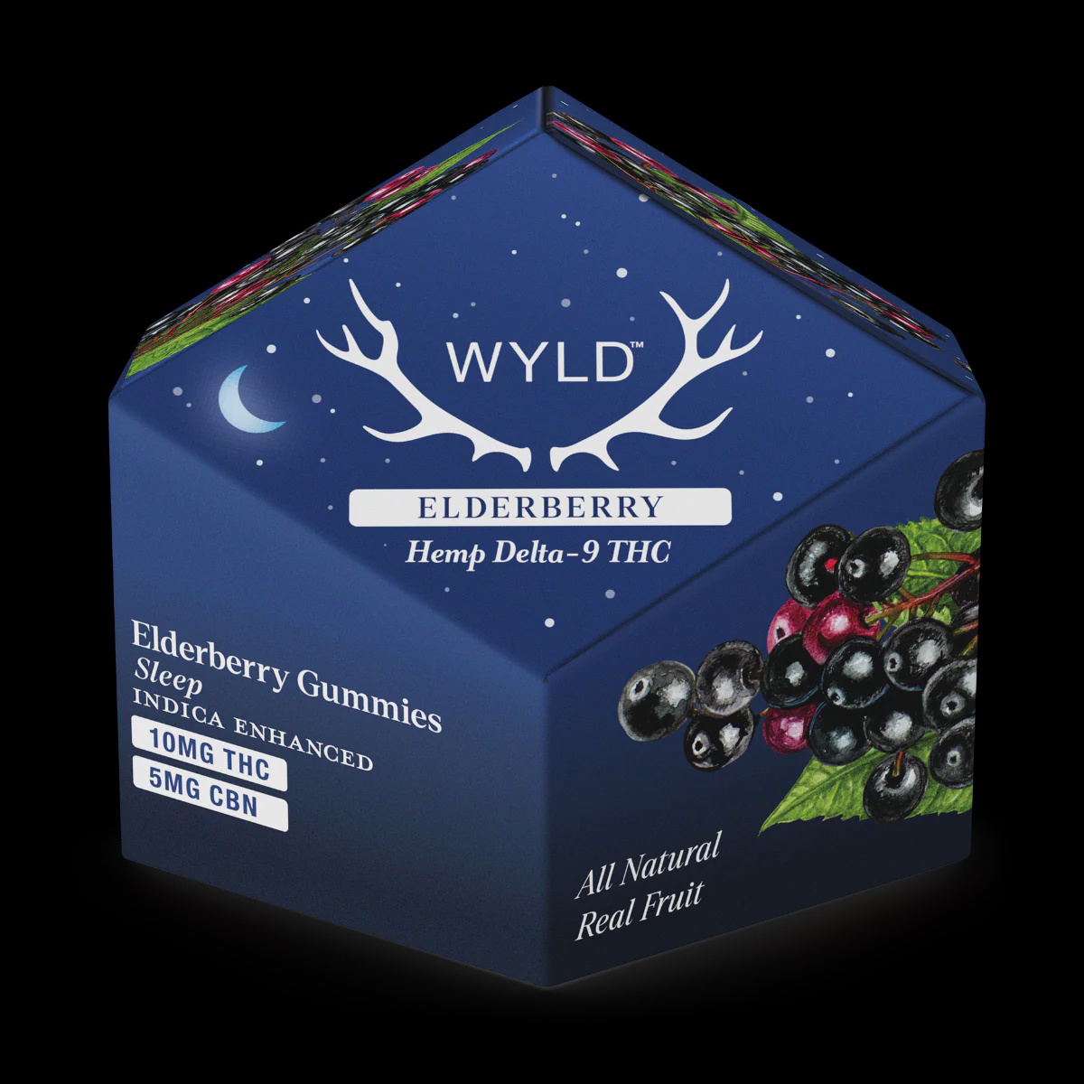 WYLD Elderberry Hemp Delta-9 10 mg THC 5 mg CBN